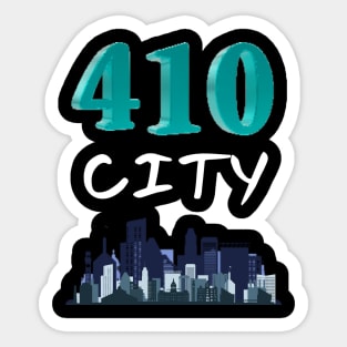 410 CITY BALTIMORE DESIGN Sticker